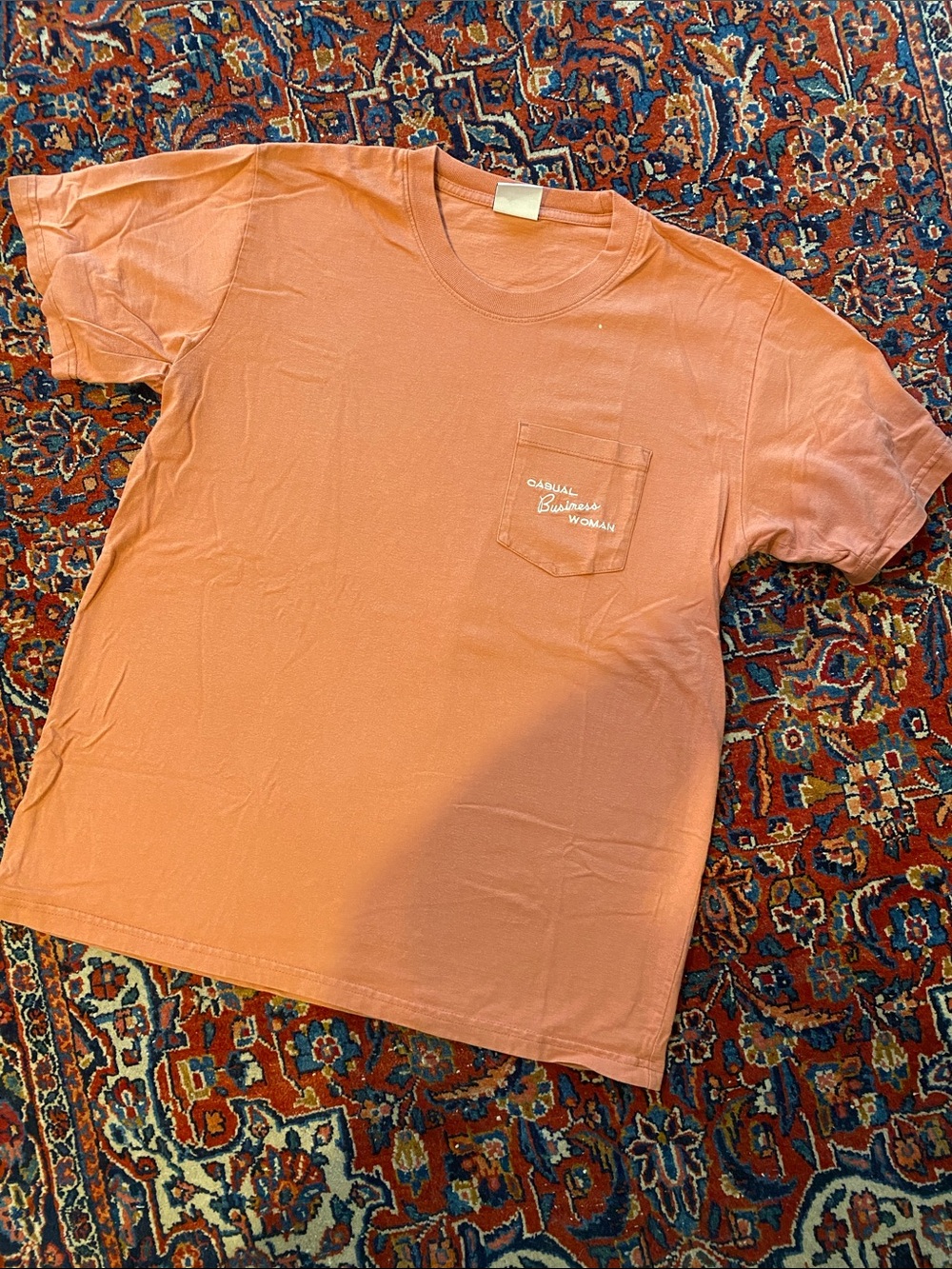Casual Business Woman embroidered tee
